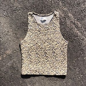 Cheetah Print Hollister Racerback Tank